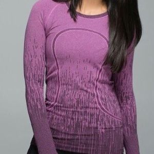 Purple ombré lululemon swiftly tech